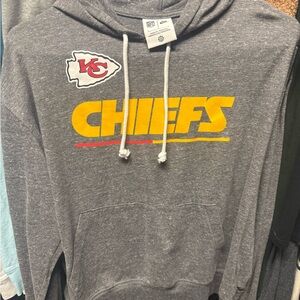 Nike Gray NFL Hoodie crop top large in women’s like new